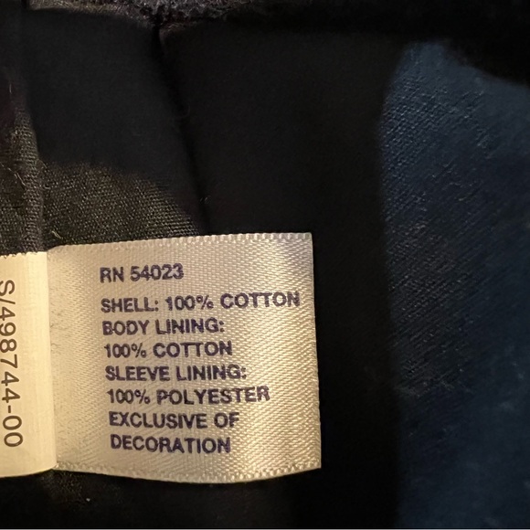 GAP Women's Black & Gray Double Breasted Casual Warm Feminine Peacoat Size L - Picture 8 of 12